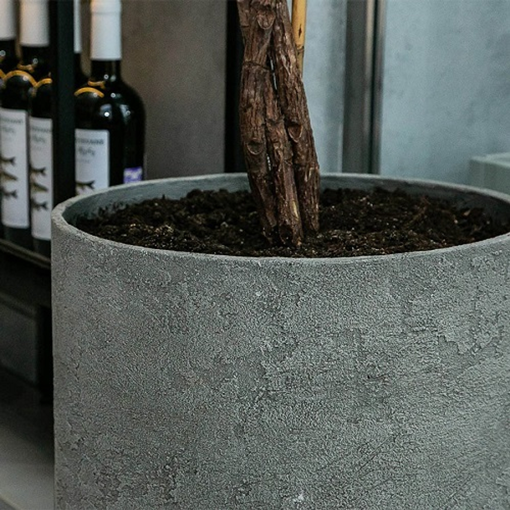 Кашпо Concretika Cone D38 H41 Concrete M100