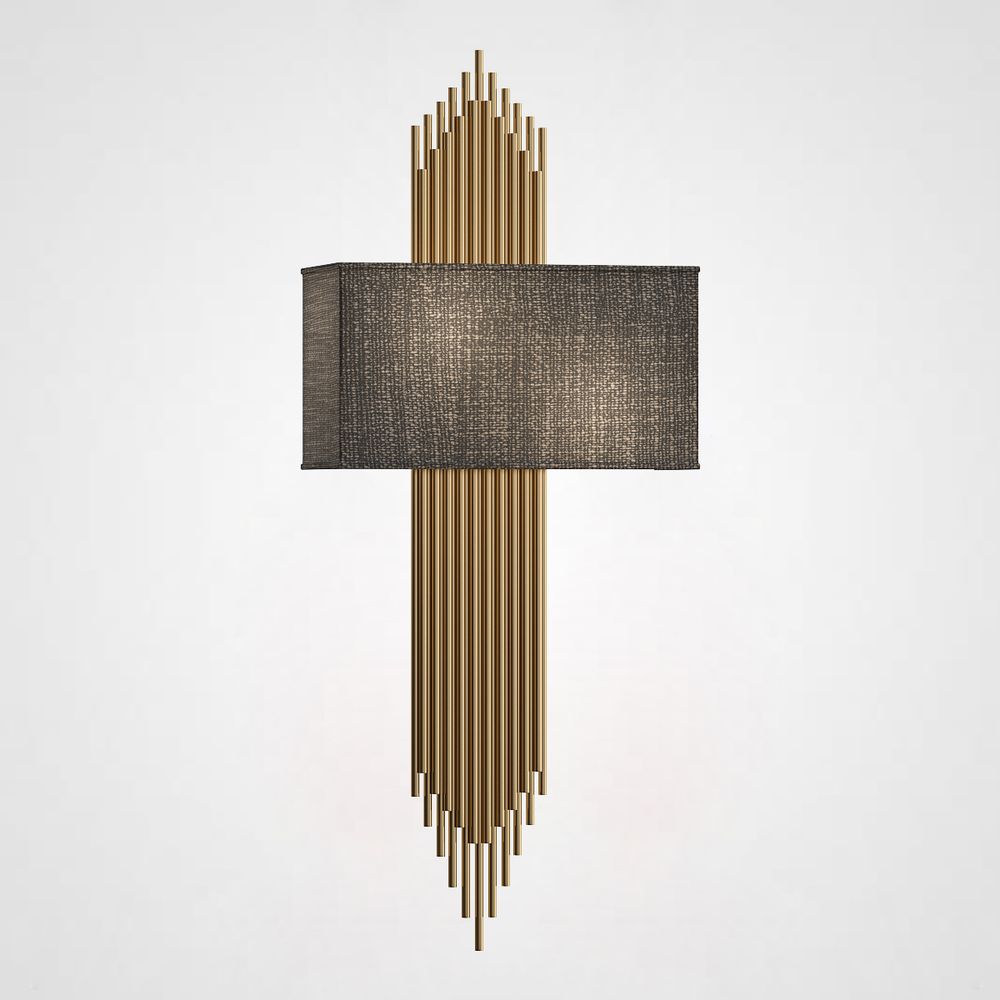 Бра Sohne Cg 90-0009 Fiore Black H75 W32 By Imperiumloft