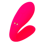 Розовый вибратор для пар с пультом ДУ ToyFa eroTEQ Prawno 593005