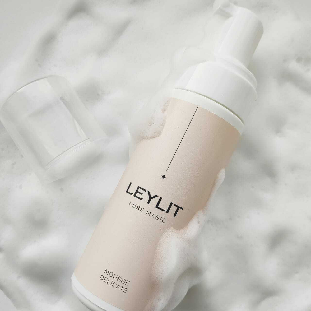 Мусс для умывания для всех типов кожи Mousse delicate 150 мл Leylit