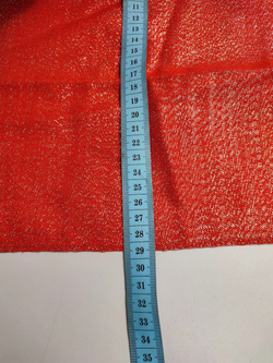 Шарф красный с люрексом