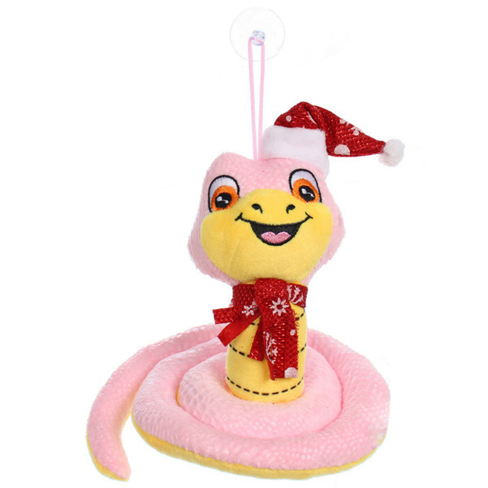 Мягкая игрушка «Змейка» В колпачке» 16 см, микс