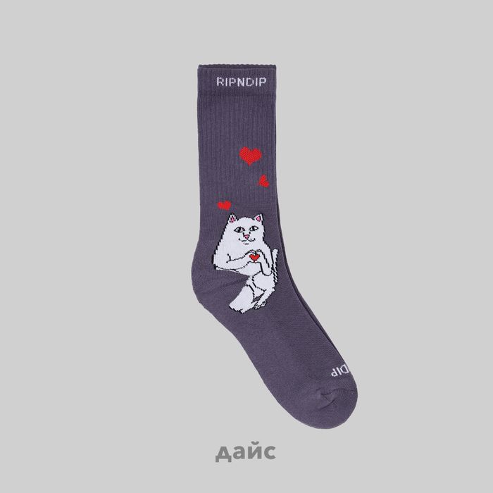 Носки Ripndip Nerm Love Socks артикул:RND10292 - купить в магазине Дайс