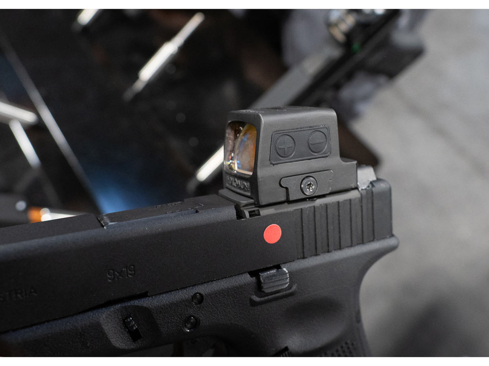 Коллиматор Holosun ELITE HE509T-GR X2 на пистолетный затвор (RMR)