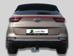 Фаркоп(прицепное) Лидер-Плюс для KIA SPORTAGE (IV) 2018-../ HYUNDAI TUCSON ( III ) 2016-2020 (кроме авто с двигателем 2,4 л)(паспорт и сертификат в комплекте)(без электрики)K124-A