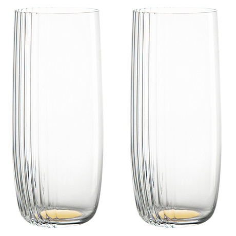 Набор стаканов 2шт 370мл Liberty Jones Alice 370мл золотистый