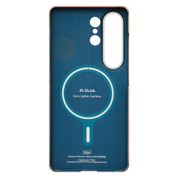 Чехол Pitaka Edge Case для Samsung S26 Ultra, Золотой блик | Golden Glint