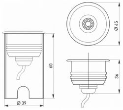 Встраиваемый светильник Arlight Aqua 28056