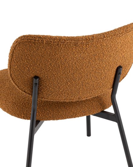 Кресло лаунж Jamie горчичный