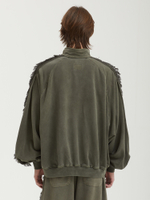 Мужская Куртка Lace Trimming Raglan