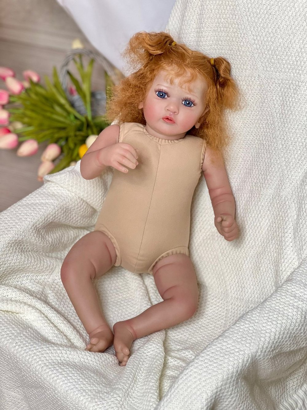 Кукла Реборн мягконабивная 60см (FA-959)