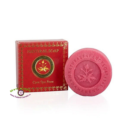 Натуральное мыло Роза, спа-уход NATURAL SOAP Care Spa Rose Madam Heng