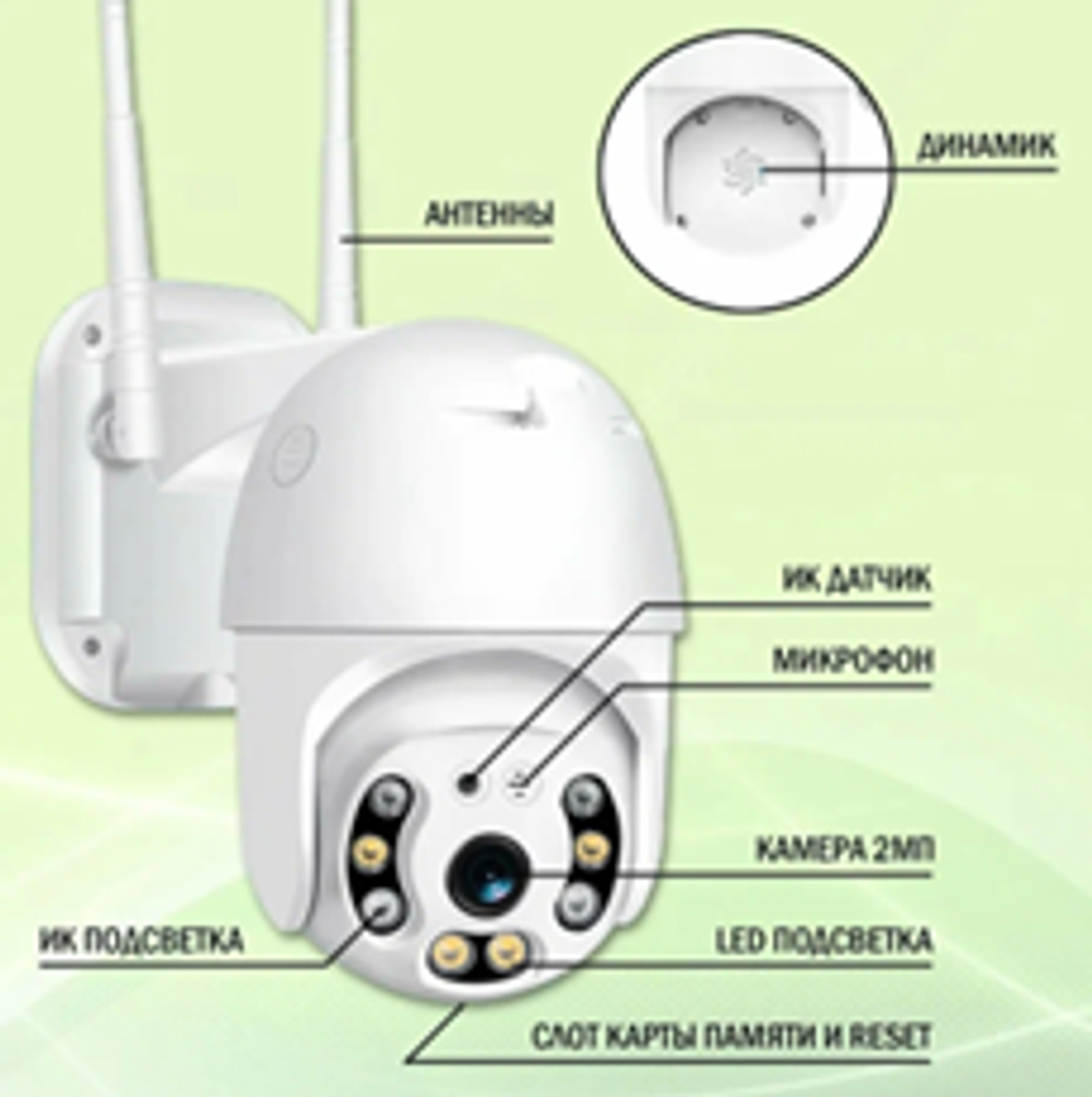 УЛИЧНАЯ IP WI-FI KАМЕРА А6