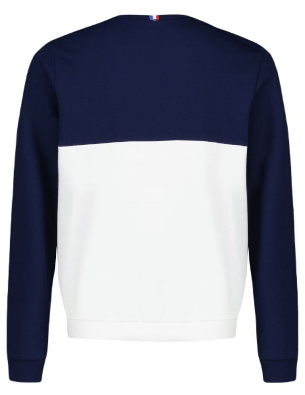 Детская теннисная толстовка Le Coq Sportif TRI Crew Sweat N°1 SS23 - bleu nuit/new optical white