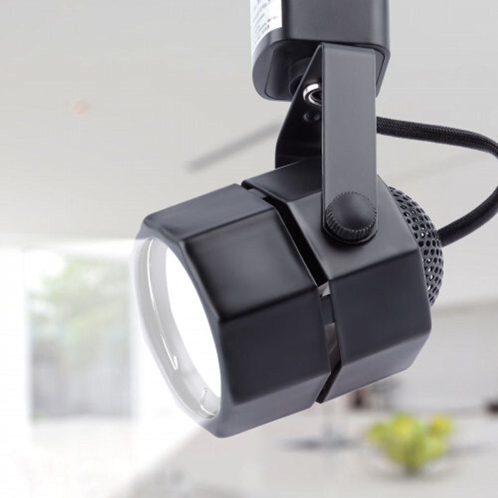 Трековый светильник однофазный ЭРА TR9-GU10 BK под лампу MR16 черный