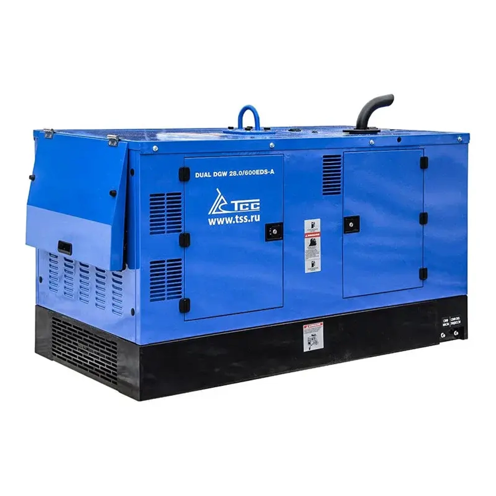 ТСС DUAL DGW 28/600EDS-A промышленный двухпостовой дизельный сварочный генератор 028633