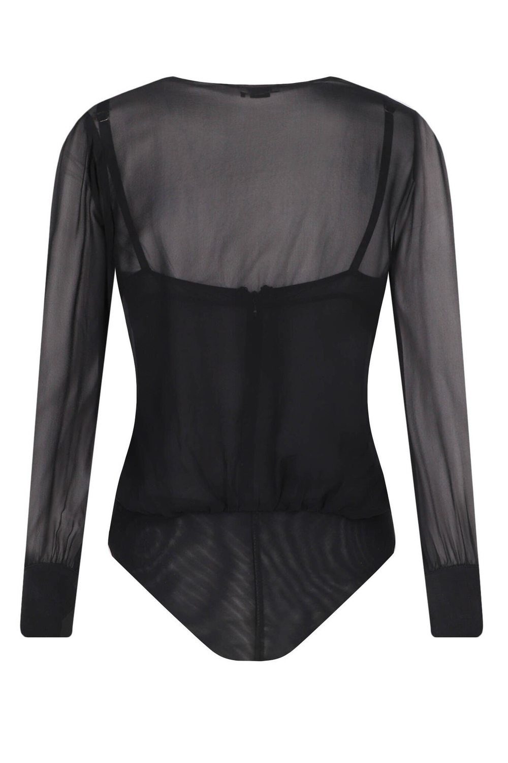 Шелковое боди Elisabetta Franchi - черный(CB00152E2)