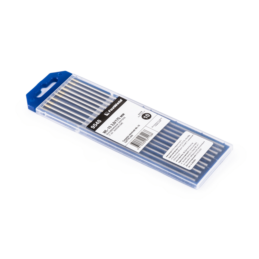 Вольфрамовый электрод WL-15 3,0мм / 175мм (1шт. золотистый) FoxWeld