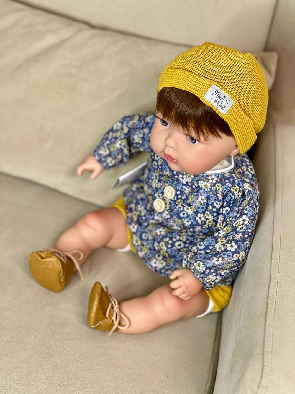 Кукла Nines 45см Lucas мягконабивная в пакете (N4240K)