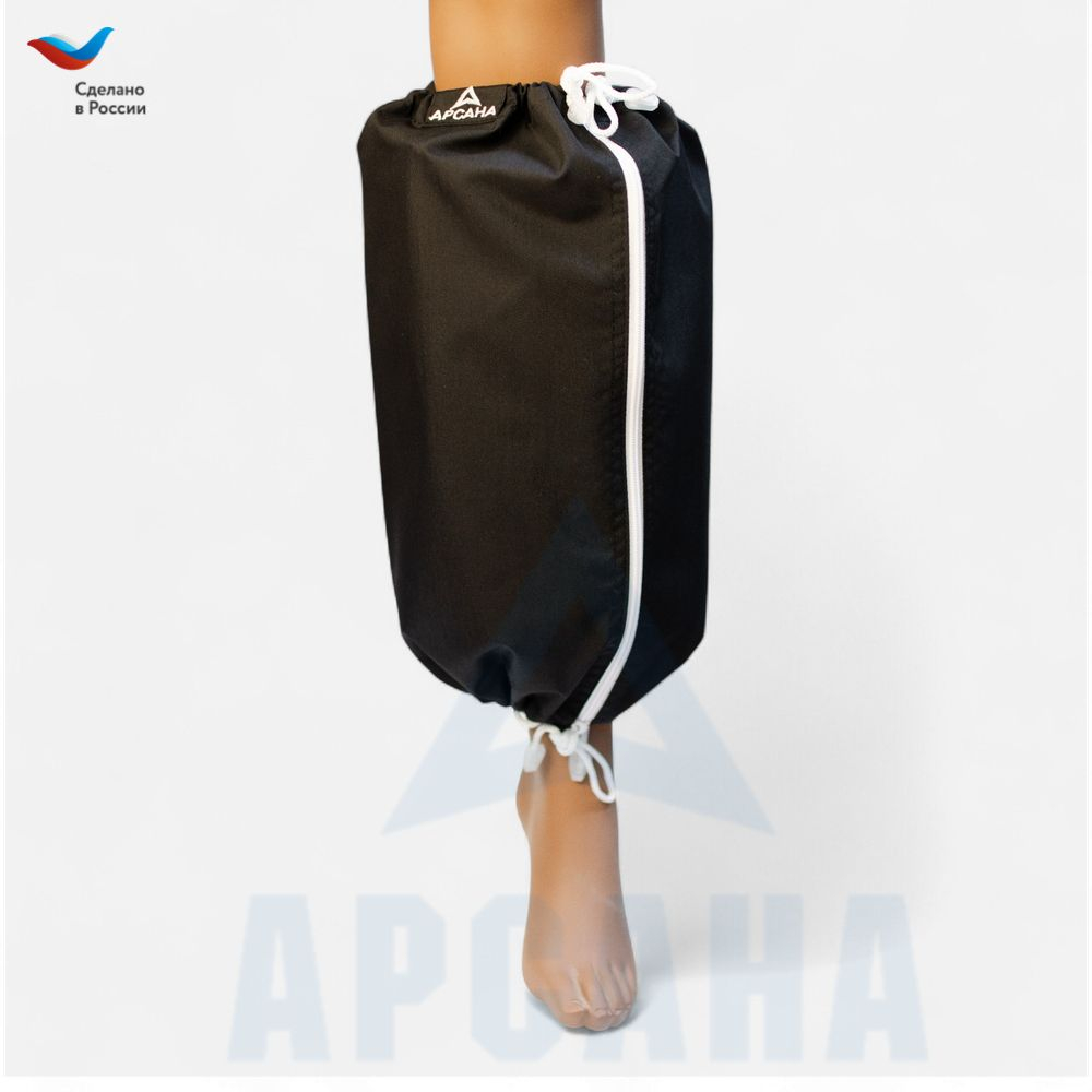 Чехол на аппарат внешней фиксации (Илизарова и др.) на голени (без полуколец). Легкий (хлопок + полиэстер), с открытой стопой./ ГО-4.