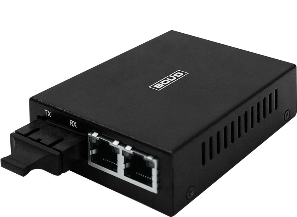 Ethernet-FX-MM Преобразователь Ethernet 10/100 Мбит/с в оптику. Многомодовое волокно до 2 км. Для обмена данными используются два волокна.