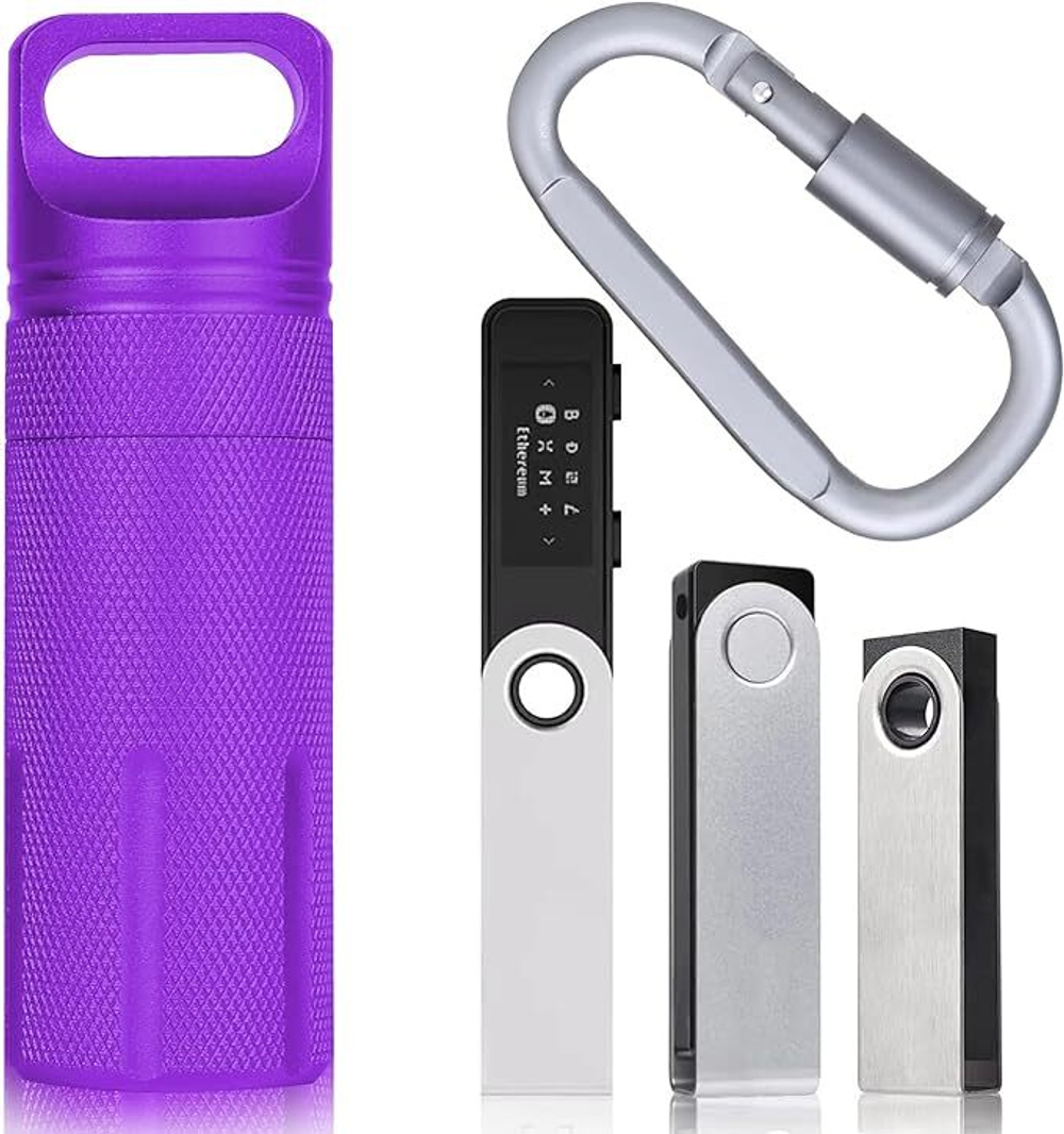 Aenllosi — Алюминиевый кейс для Ledger Nano X/S/S Plus Защитный чехол для аппаратных криптокошельков