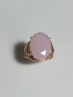 Кольцо бижутерное "Розовая дымка"