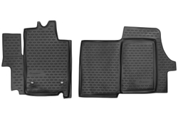 Коврики Standard, в салон FIAT Ducato, 2012-  2 шт. (полиуретан, чёрные) Element.NLC.15.28.210