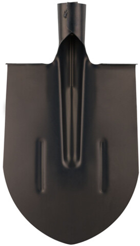 Лопата штыковая без черенка, облегченная, с ребрами жесткости 195х350 мм