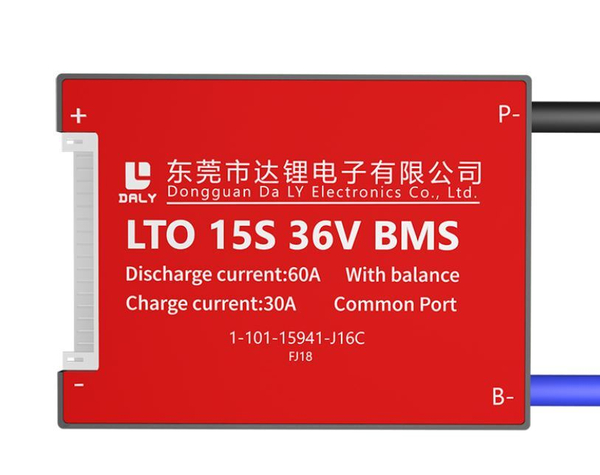 Плата контроля BMS LTO 15S 36V 60A