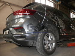 Фаркоп оцинкованный Galia S105C для Skoda Octavia седан/универсал 2013-(паспорт и сертификат в комплекте)(без электрики)
