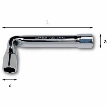 289 N Двусторонний, угловой, торцевой ключ 9 мм, USAG (Италия)