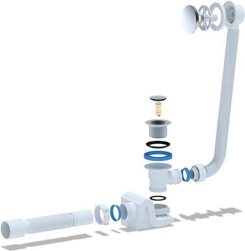Слив-перелив Cezares CZR-STP2-01 click-clack Хром