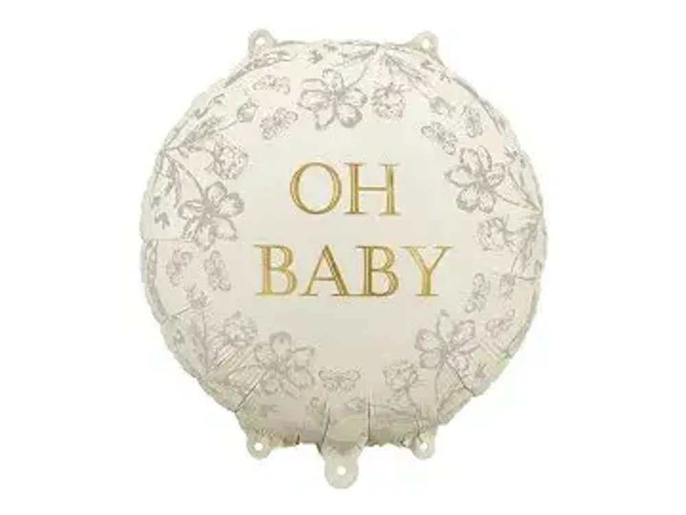 PartyDeco. Круг Крем, Oh Baby 45 см