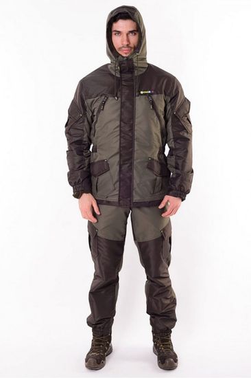 Костюм "ГОРНЫЙ -15" кур+п/к (Таслан, Черный)