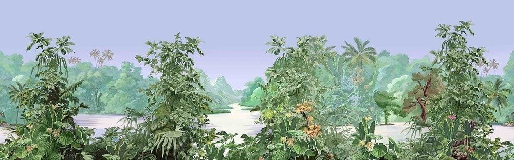 Фреска-обои дизайнерская на заказ! Коллекция: Jungle 009N-w-0921,