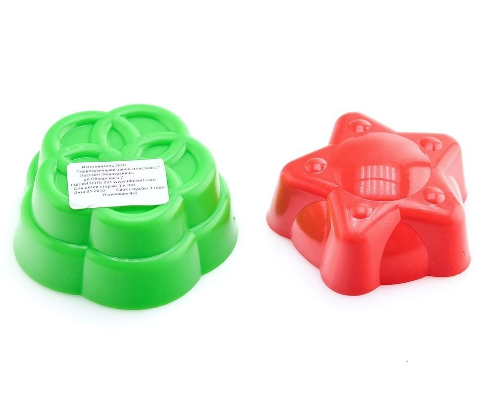 Набор "Формочки для песка" (цветочек и звездочка)