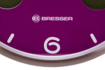 Часы настенные Bresser MyTime io NX Thermo/Hygro, 30 см, фиолетовые