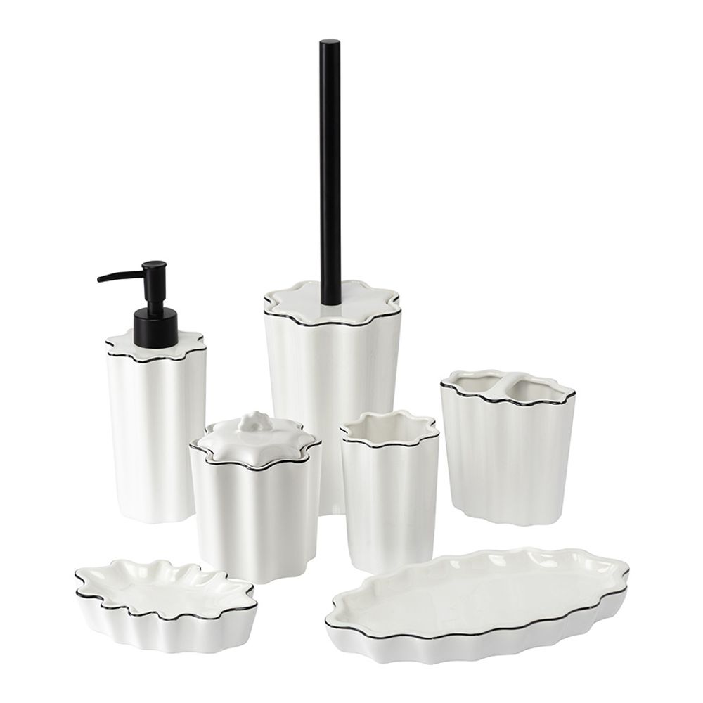 Подставка для ванных принадлежностей Camellia, белая