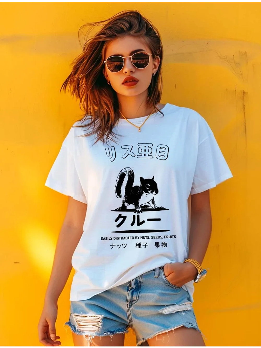 Футболка Y2K с белкой