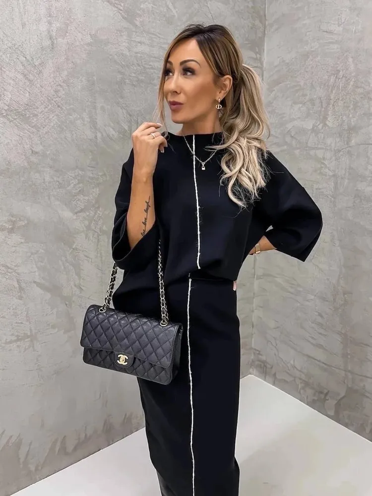 Костюм с юбкой УК-68-1