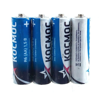 Батарейки АА 1,5 V КОСМОС (Цвет: серебристый)