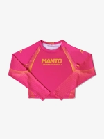 Женский Рашгард MANTO DEFEND розовый