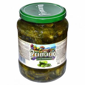 ОГУРЦЫ МАРИНОВАННЫЕ PRIMARIO 700ГР