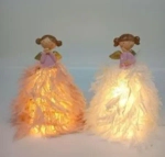 Фигурка «Милый ангел» 8,5*8,5*16,5 см с подсветкой, микс