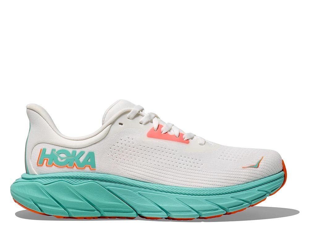 Кроссовки для бега женские Hoka Arahi 7 W Бело-Бирюзовые