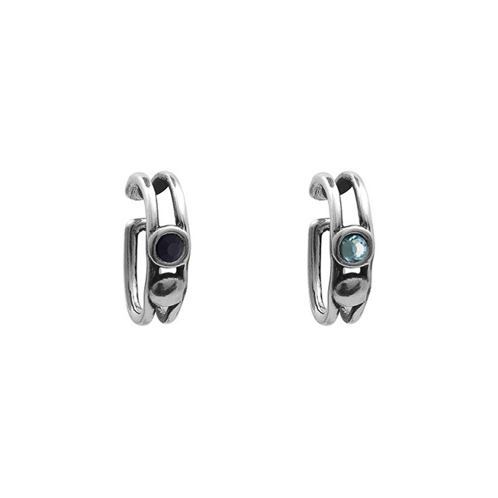 Серьги Ciclon HARUKO с серебряным покрытием A223604-07 BL/S