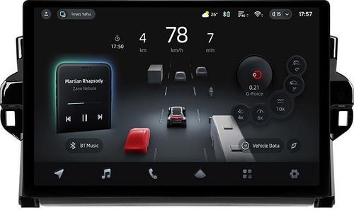 Магнитола для Toyota Fortuner 2015-2022 - Teyes CC4-PRO монитор 13" 2K QLED на Android 13, Быстрейшая, Snapdragon 778G, ИИ, CarPlay, DSP, 4G SIM-слот