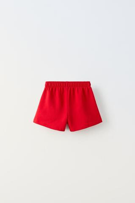 ZARA ШОРТЫ С ЛАМПАСАМИ, КРАСНЫЙ