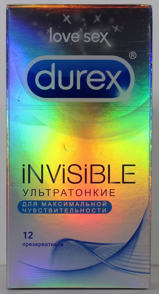 DUREX Invisible Презервативы ультратонкие №12